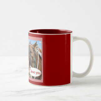 I Love You Two-Tone Coffee Mug