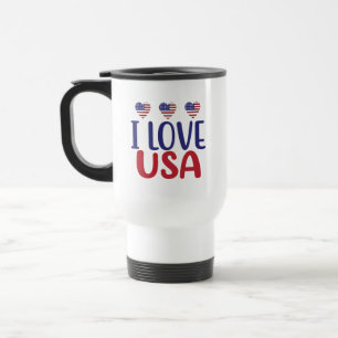 I Love You USA-65789 Travel Mug