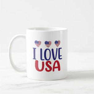 I Love You USA Coffee Mug