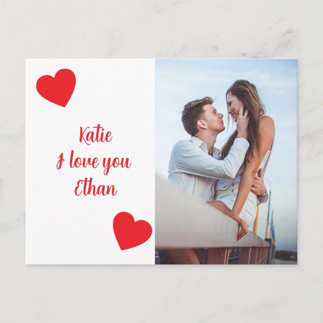I Love You - Valentine's Day  Postcard (Front)