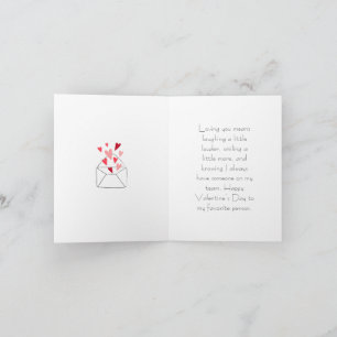 'I Love You' Valentine's Day Significant Other Card
