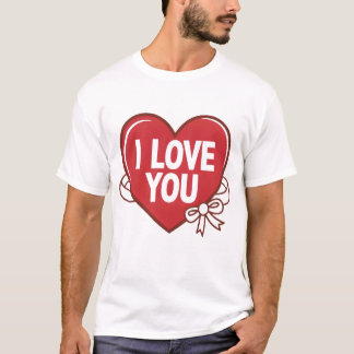 I Love You Valentines day T-Shirt