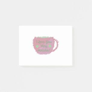 I Love You Very Matcha Post-it Notes