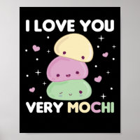 I Love You Very Mochi - Kawaii Mochi Ice Cream