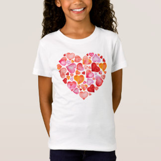 I love you watercolor hearts T-Shirt