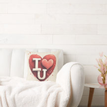 I Love You You Love Me Throw Pillow