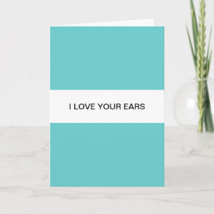 I love your ears holiday card