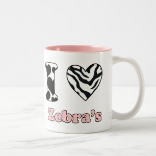 I love zebra's Two-Tone coffee mug