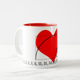 I Love Zero, One, and Fibonacci Mug