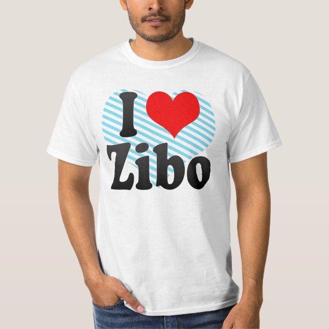 I Love Zibo, China. Wo Ai Zibo, China T-Shirt (Front)