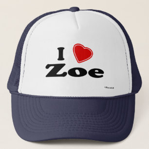 I Love Zoe Trucker Hat