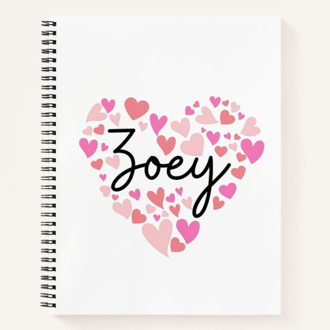 I love Zoey Notebook (Front)