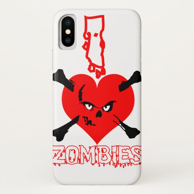 I love zombies Case-Mate iPhone case (Back)