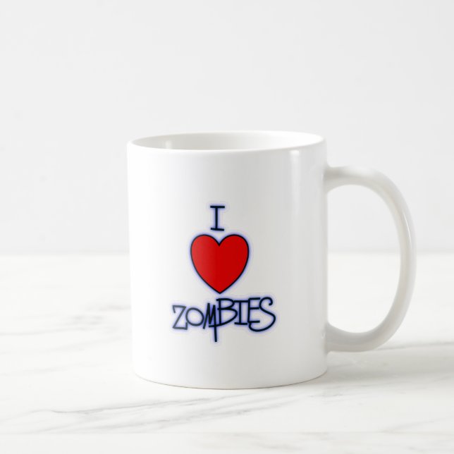 I Love Zombies! Coffee Mug (Right)