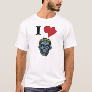 I LOVE ZOMBIES Graphic T Shirt