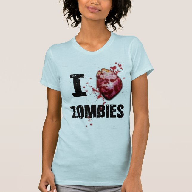 I love zombies T-Shirt (Front)
