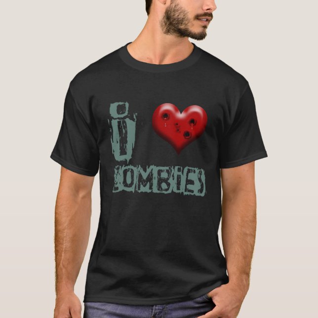 i love zombies T-Shirt (Front)