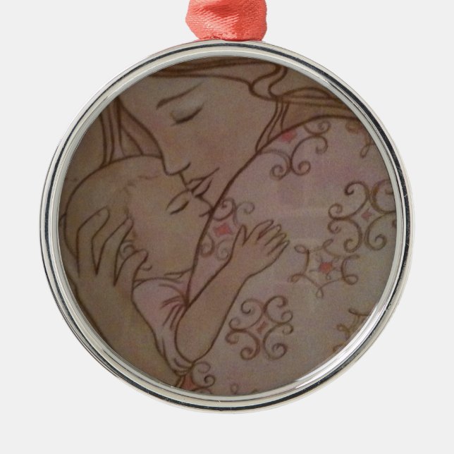 I loved you before I met you Metal Tree Decoration (Front)