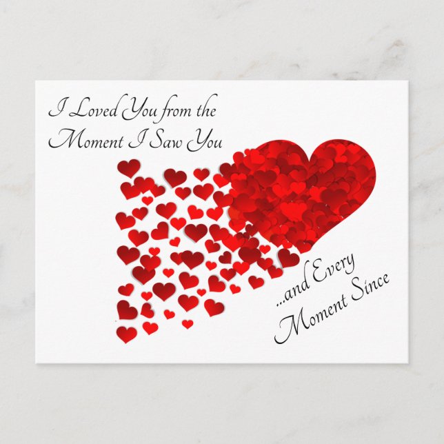 I Loved You the Moment I Saw you… Postcard (Front)