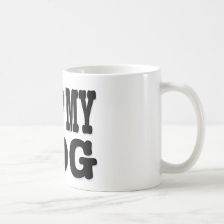 I LOVEMY DOG COFFEE MUG