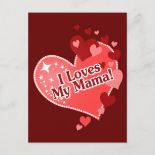 I Loves My Mama! Postcard