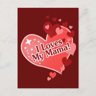 I Loves My Mama! Postcard