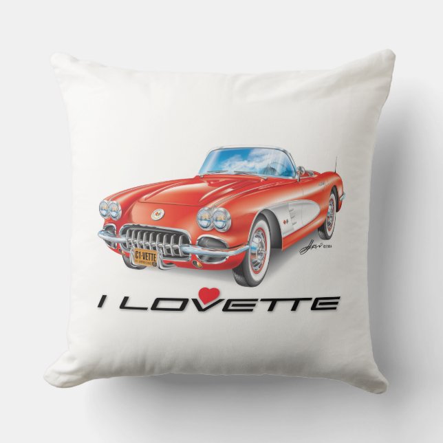I LOVETTE UNIQUE CAR DESIGN CUSHION (Front)
