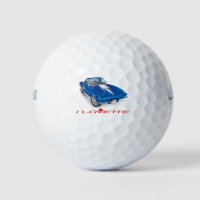 I LOVETTE UNIQUE CAR DESIGN GOLF BALLS