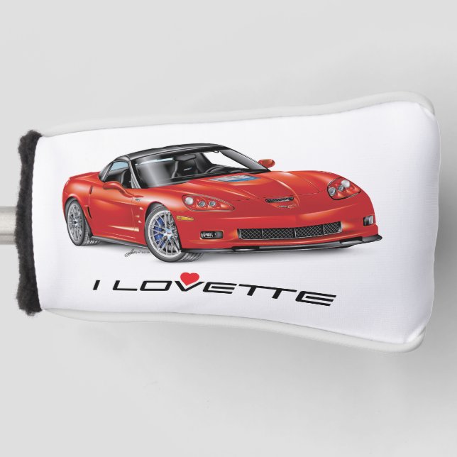 I LOVETTE UNIQUE CAR DESIGN GOLF HEAD COVER (Front)