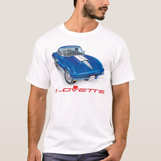 I LOVETTE UNIQUE CAR DESIGN T-Shirt (Front)