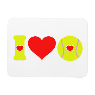 I lovw tennis magnet