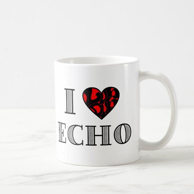 I LubDub Echo Red Coffee Mug (Right)