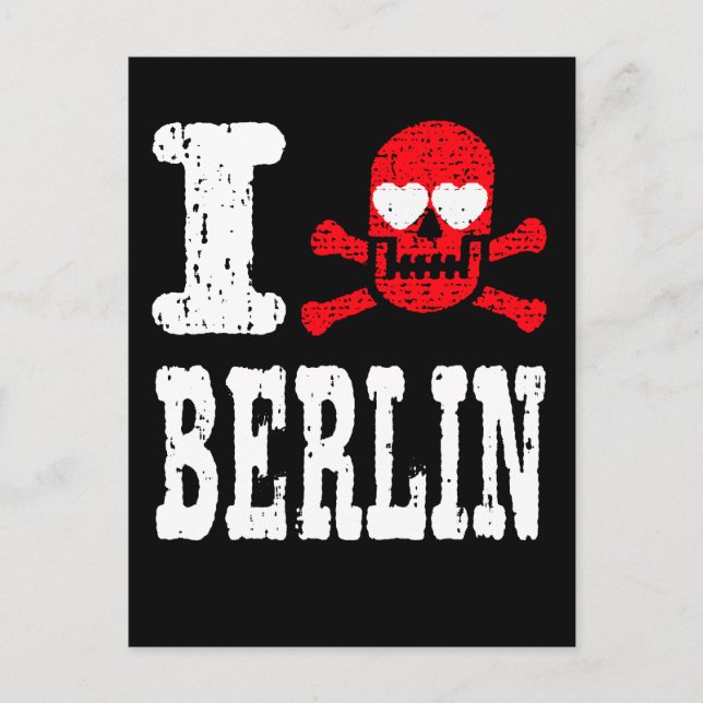 I LUV BERLIN POSTCARD (Front)