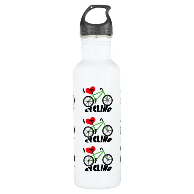 I Luv Cycling 710 Ml Water Bottle (Front)
