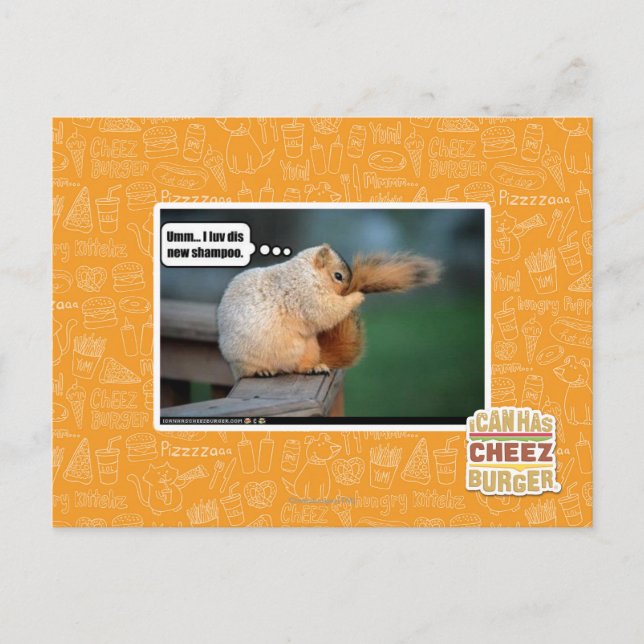 I luv dis new shampoo postcard (Front)