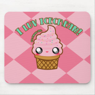 I luv Icecream! Mouse Mat