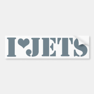 I Luv Jets Bumper Sticker
