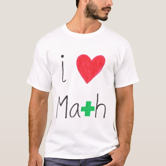 I Luv Math T-Shirt (Front)