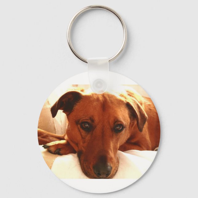 I LUV MY COUCH KEY RING (Front)