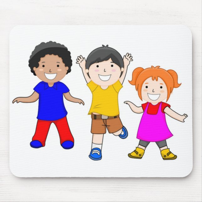 I LUV MY FRIENDS MOUSE MAT (Front)