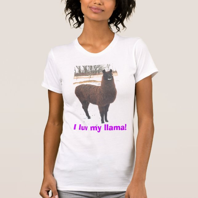 I luv my llama! T-Shirt (Front)