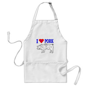 I LUV PORK STANDARD APRON
