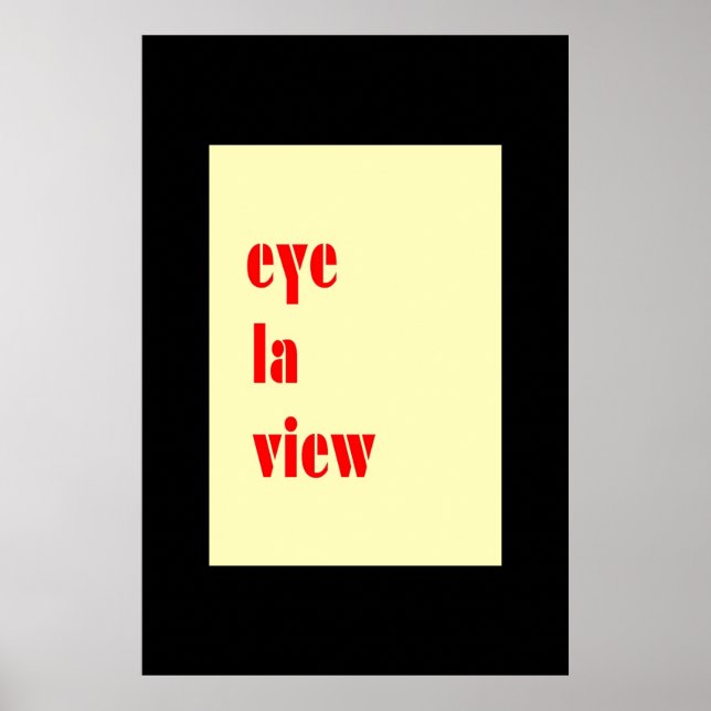 I LUV U Card  Poster (Front)