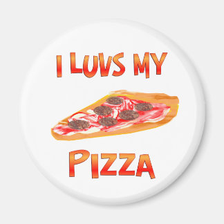 I Luvs Pizza Magnet