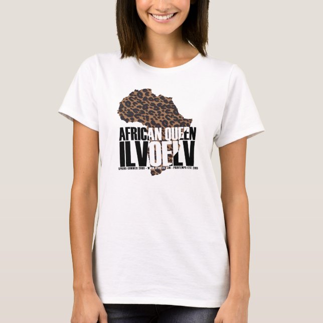 I LVOE LV African Queen T-Shirt (Front)