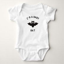 I’m a Baby Bat | Funny Halloween Baby Bodysuit