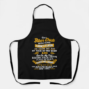 I’m A Biker Chick Gift For Motorbike Lovers Apron