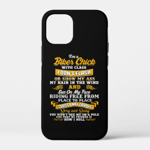 I’m A Biker Chick Gift For Motorbike Lovers iPhone 12 Mini Case