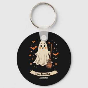 I’m A Boo-tiful Disaster – Cute Halloween Ghost De Key Ring