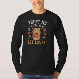 I M A Cat Lover Kitty Owner Kitten Meow Pet Cat Wh T-Shirt